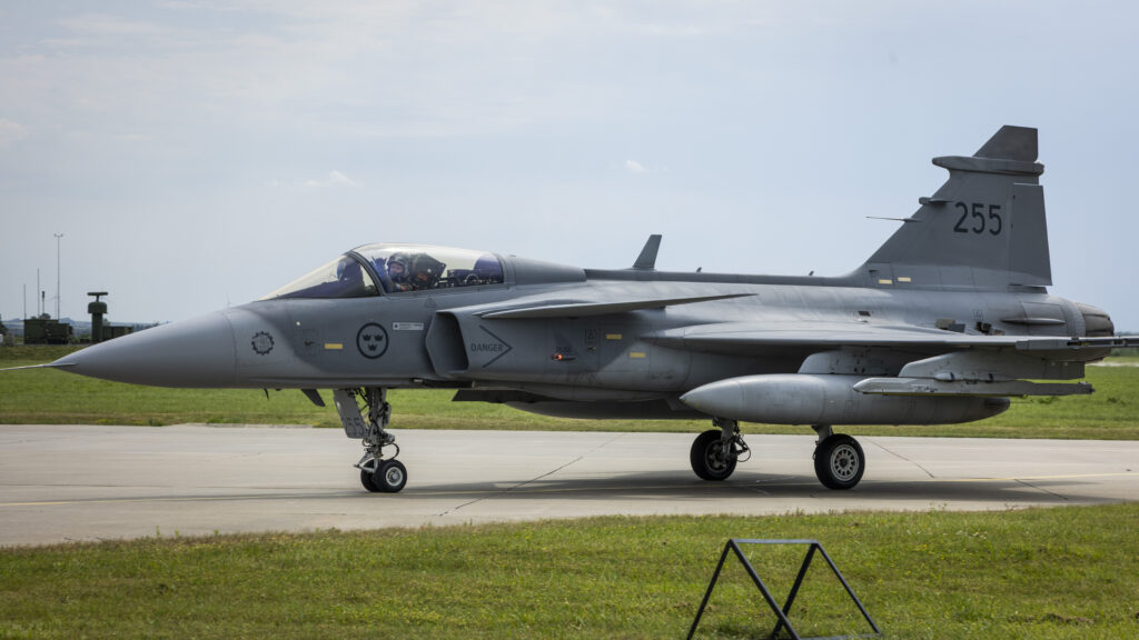 A major new fighter jet deal announced on 28 May will see 36 Swedish Gripen aircraft delivered to Ukraine, with over 30% of each aircraft manufactured in the UK and at least 50 British companies involved in the programme.