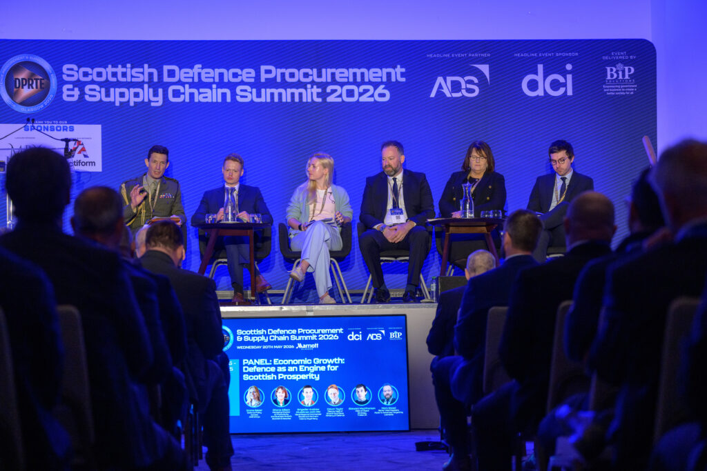 he Scottish Defence Procurement and Supply Chain Summit opened this morning with a clear statement of intent from the Ministry of Defence: the £50 million Scotland Defence Growth Deal will be delivered with the entire supply chain in mind, not just prime contractors.