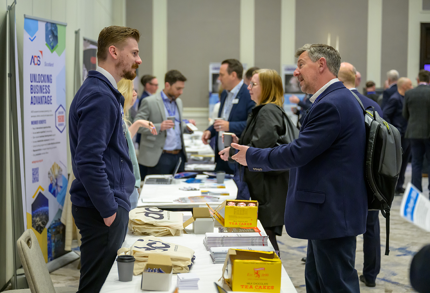 Delegates arriving at a Defence procurement summit