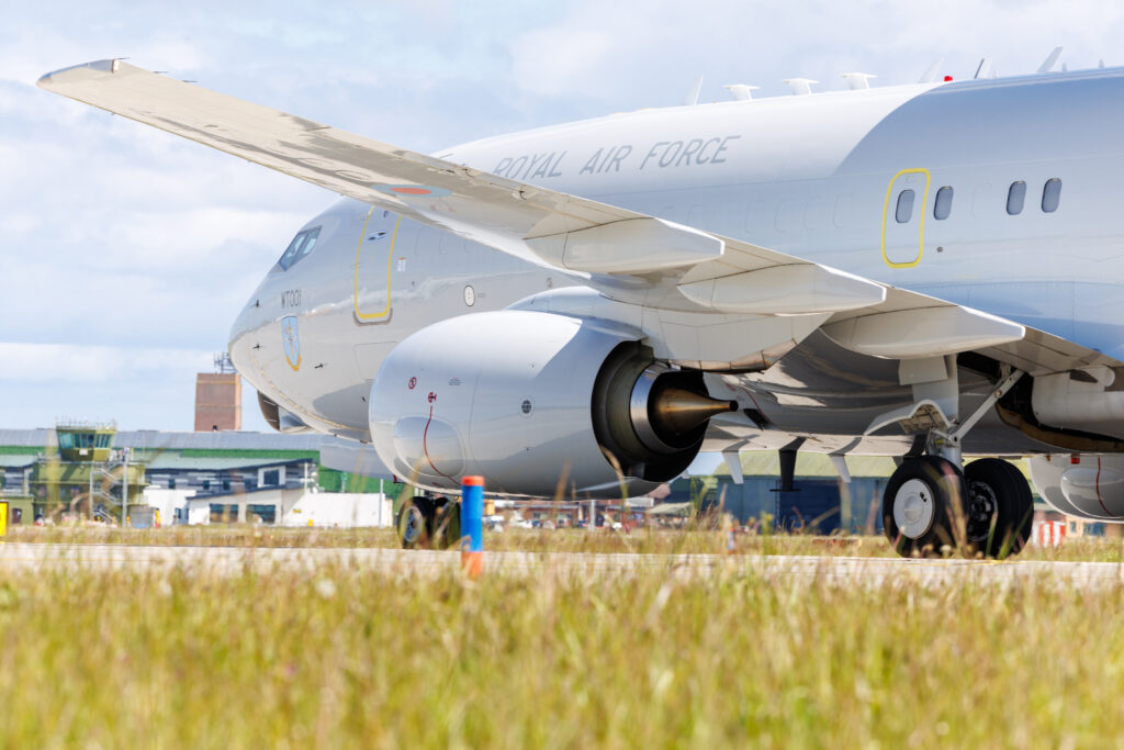 The RAF's next-generation airborne early warning aircraft has touched down in Scotland, with the first Boeing E-7 Wedgetail AEW Mk1 arriving at RAF Lossiemouth