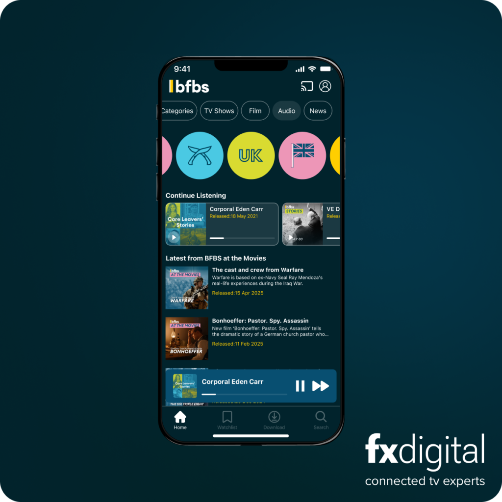 British Forces Broadcasting Service (BFBS) has appointed Synamedia as its strategic technology partner to build a new global digital media platform for the UK Armed Forces