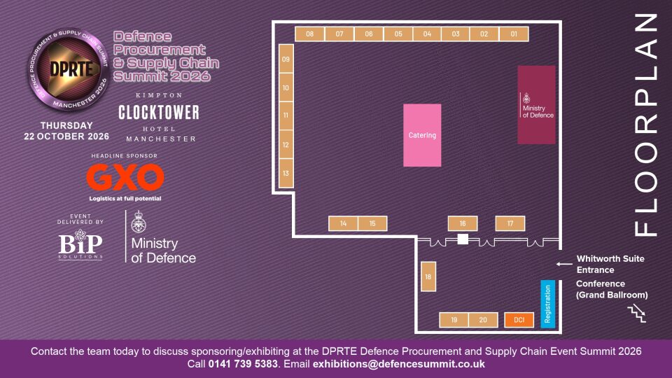 DPRTE Defence Summit 2026 Floorplan