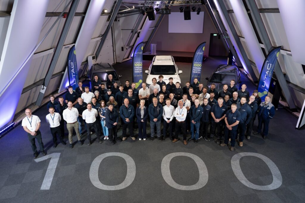 UTAC Special Vehicles has produced its 1,000th armoured vehicle at its headquarters at Millbrook Proving Ground in Bedfordshire, a milestone that marks more than a decade of sustained capability development in civilian armoured vehicle engineering, integration and production at one of the UK's most technically advanced automotive facilities.
