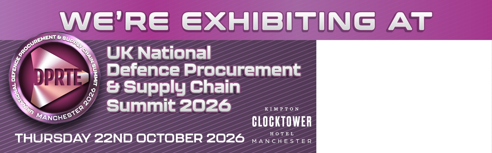Exhibiting At (Early Bird) Outlook banner